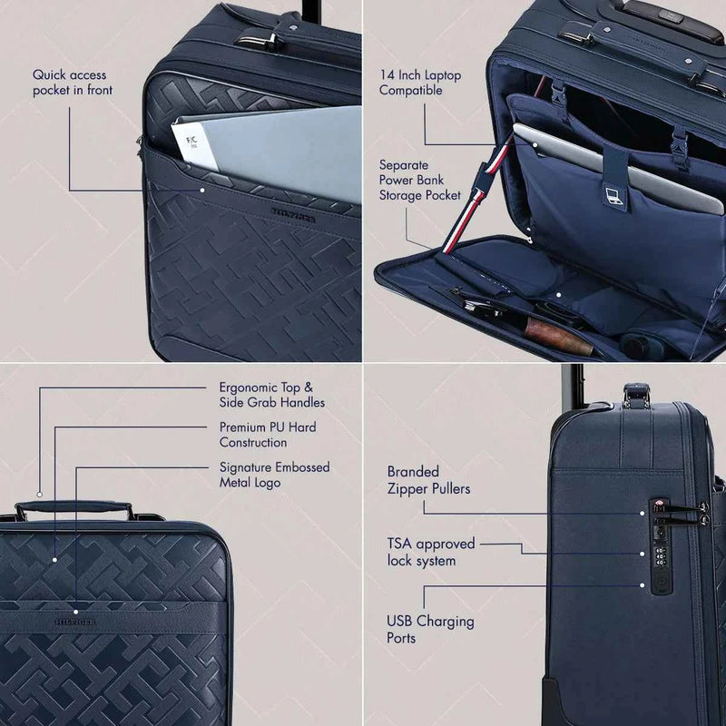 Tommy Hilfiger Benjamin Overnighter - image 5 of 7 - Carry-On Suitcases