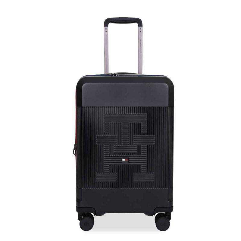 Tommy Hilfiger Patrick Hardside Trolley Bag in Black — front view