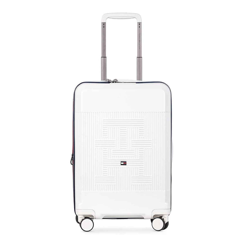 Tommy Hilfiger Patrick Hardside Trolley Bag in Ornamental Off White — front view