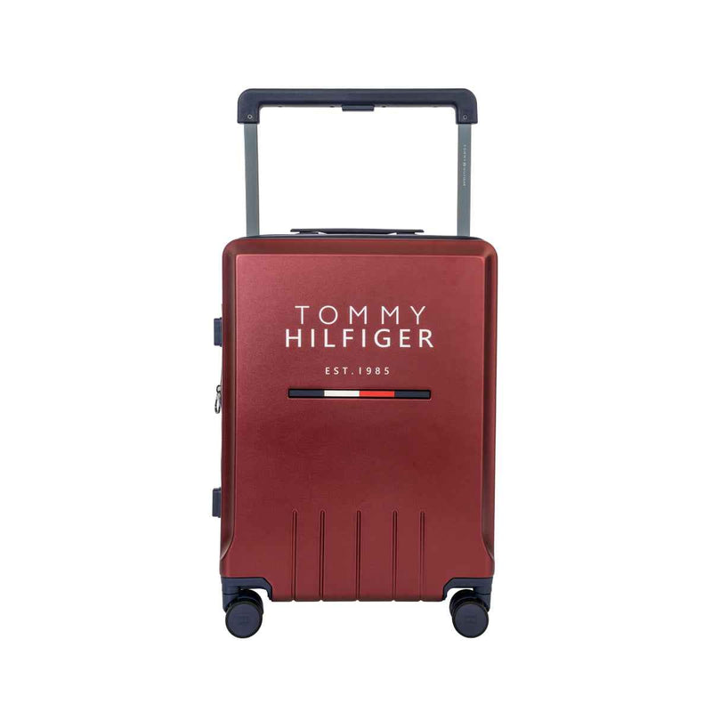 Tommy Hilfiger Broadway Hardside Trolley Bag in Wine — cabin 55cm front view