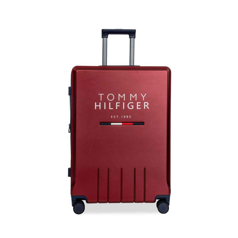 Tommy Hilfiger Broadway Hardside Trolley Bag in Wine — medium 66cm front view