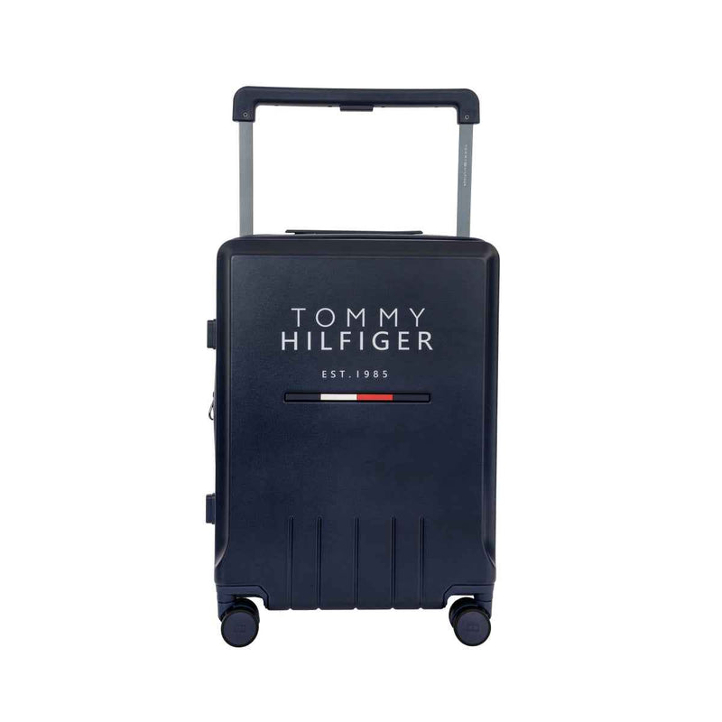 Tommy Hilfiger Broadway Hardside Trolley Bag in Navy — front view