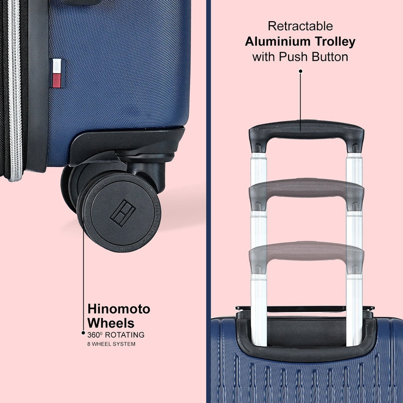 Tommy Hilfiger Stanford Hard Luggage Navy detail