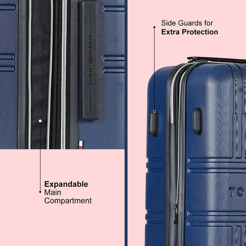 Tommy Hilfiger Stanford Hard Luggage Navy detail