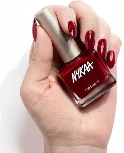 Nykaa Fall Winter Collection Nail Enamel — front view