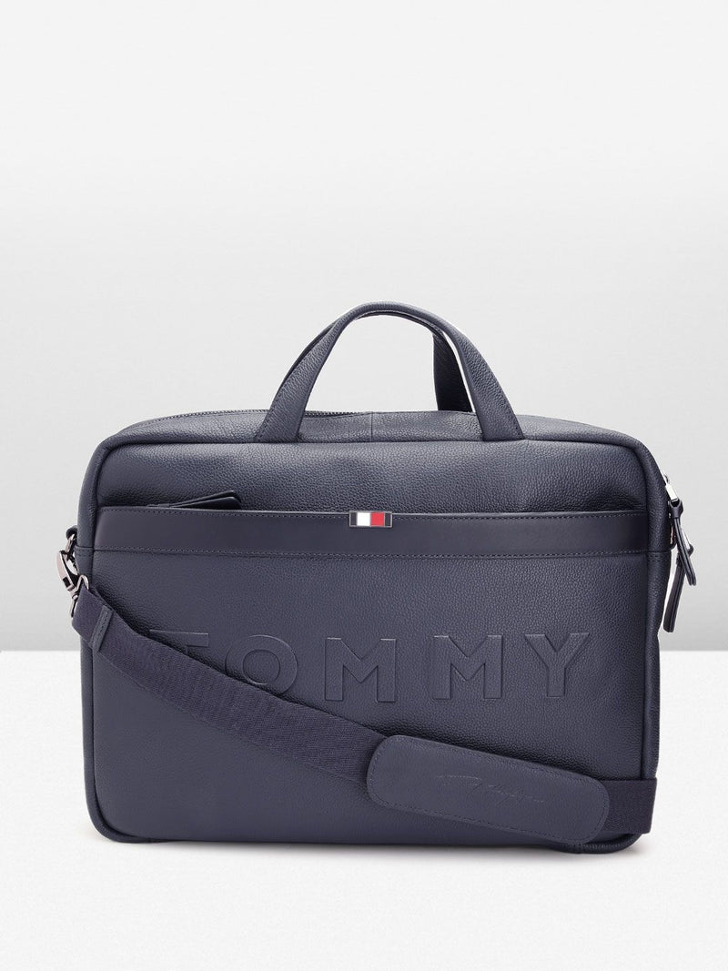 Tommy Hilfiger Navy Blue Galveston Laptop Bag - image 1 of 11