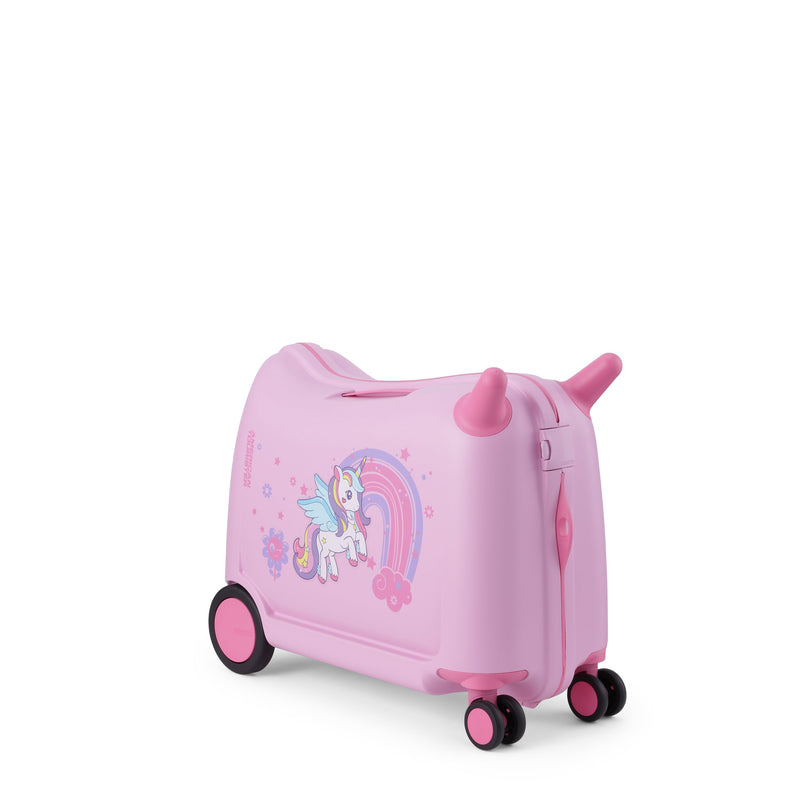 American Tourister Skiddle Pink Unicorn angle