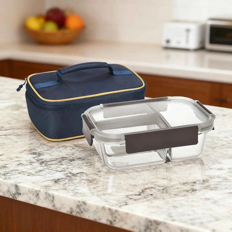 All Fresh Rectangular 3 Divider Tiffin (Treo by Milton) - image 2 of 3 - Food Storage Containers