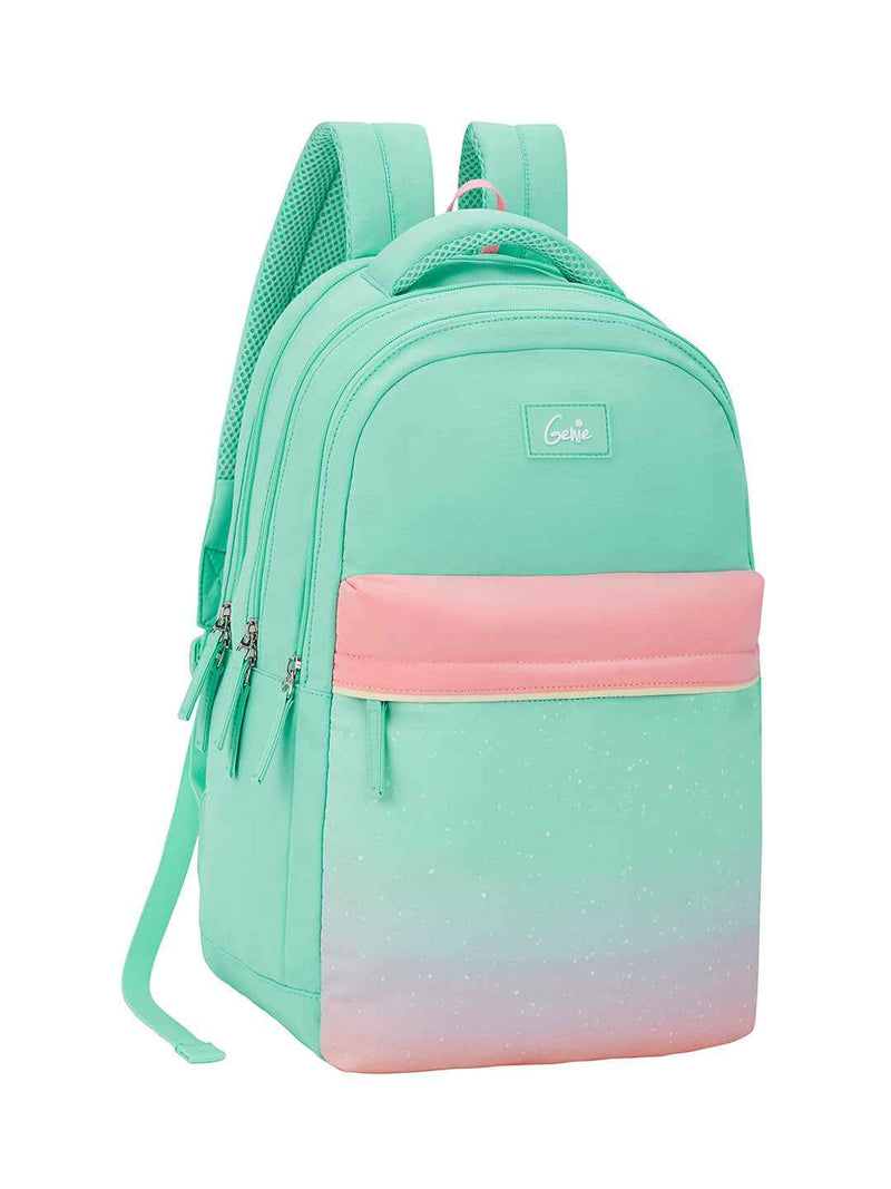 Genie Twinkle Dusk 27L School Backpack - Green