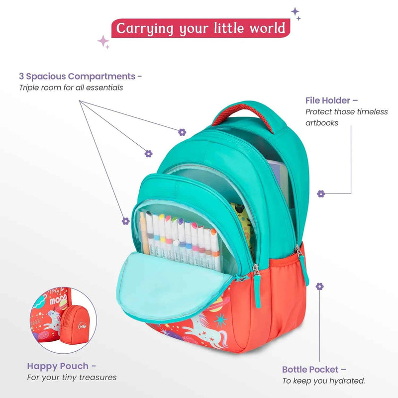 Genie Unicornstar School Bag - image 4 of 8 - Backpack