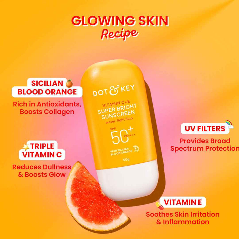 Dot & Key Good to Glow Vitamin C Combo (Face Wash + Sunscreen)