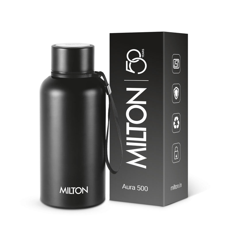 Milton Aura Thermosteel Bottle — side view