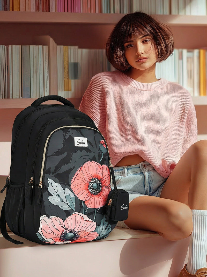 Genie Aurela 36L School Backpack Black — view 5