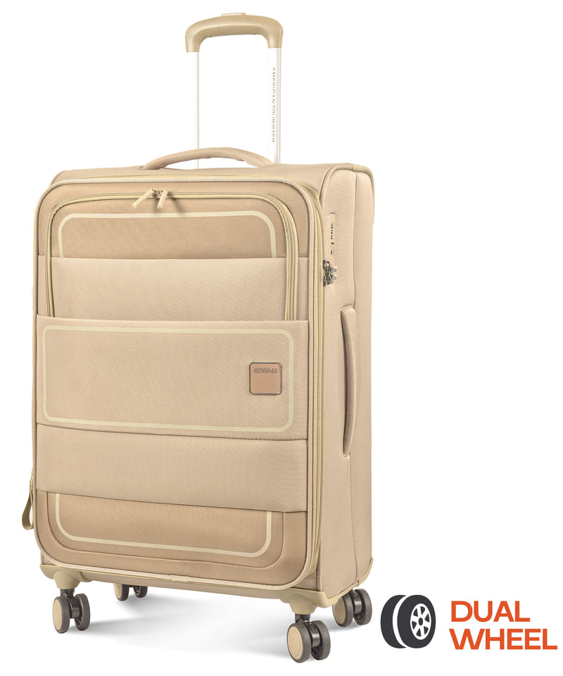 American Tourister Philly Natural Brown Cabin angle 1