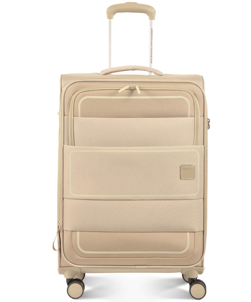 American Tourister Philly Natural Brown Cabin front
