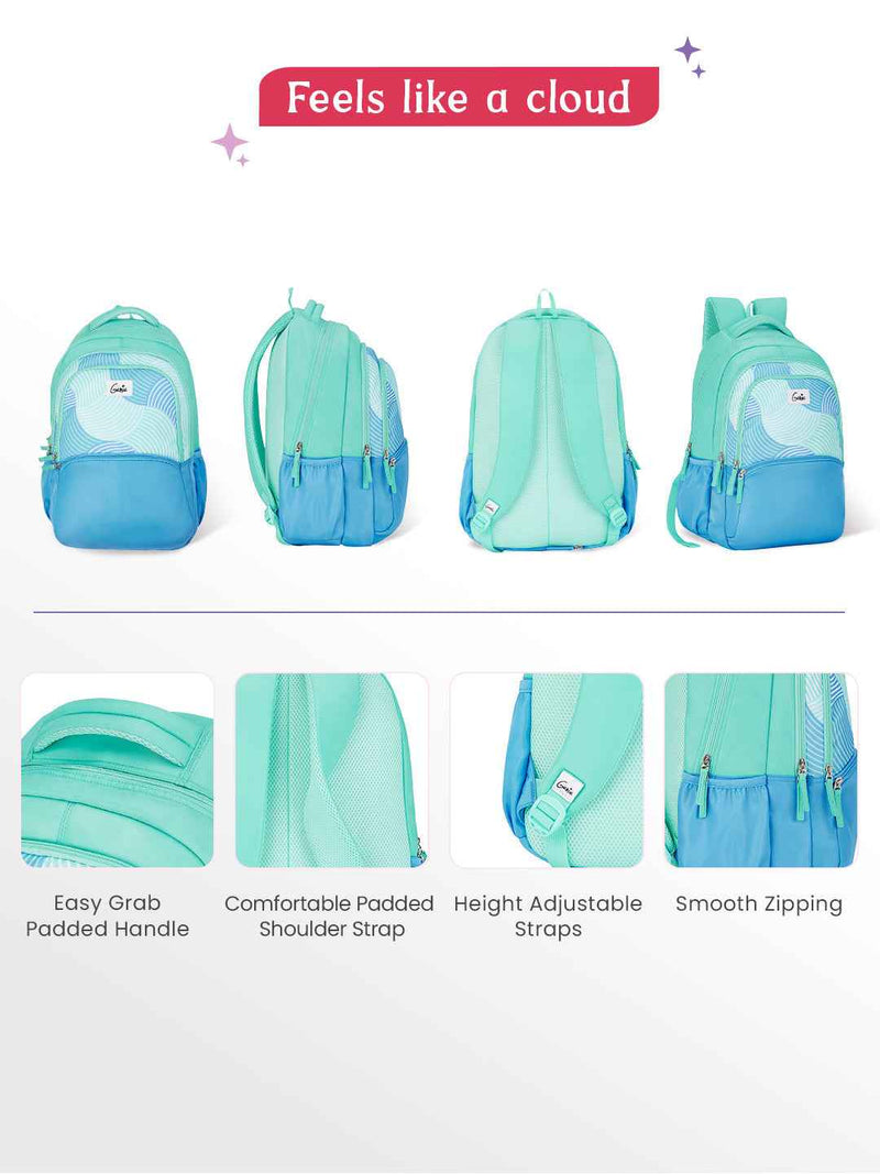 Genie Camoflow 36L Laptop Backpack With Raincover - Blue