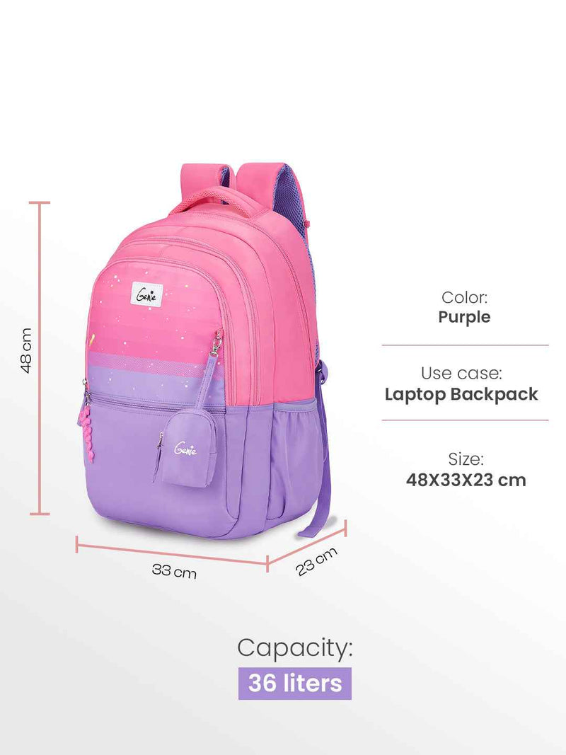 Genie Celestia 36L Laptop Backpack - Purple