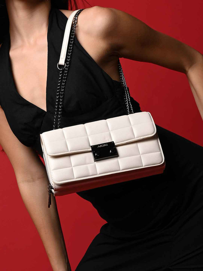 AKIKI London Chelsea Flap Medium Sling Bag