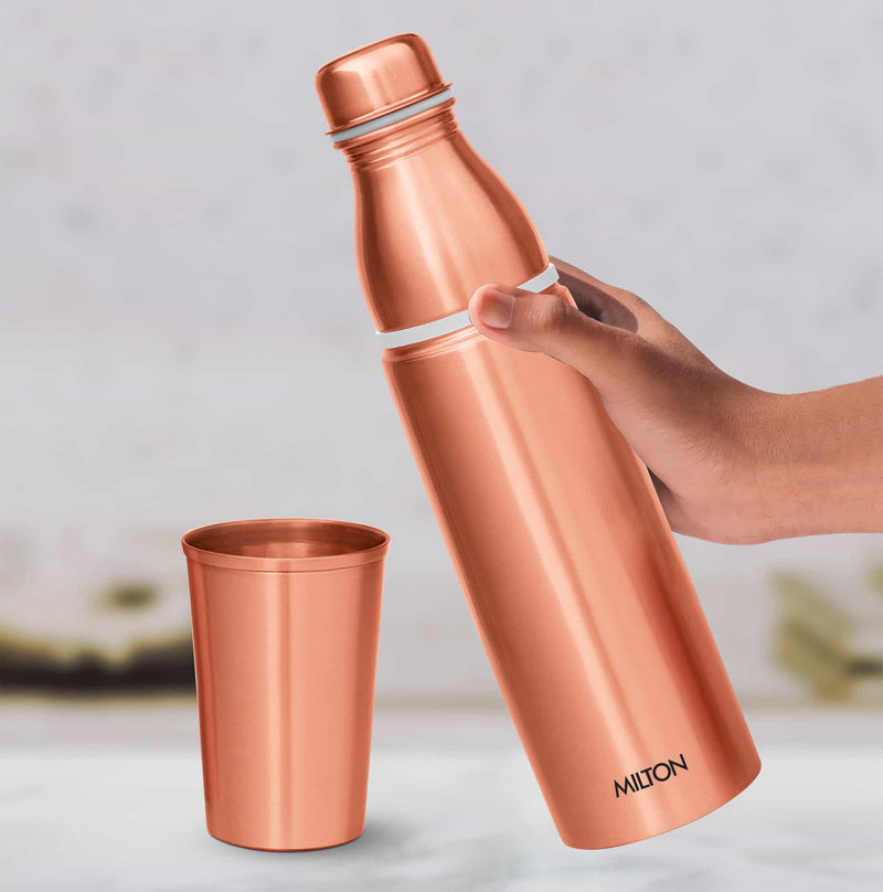Milton Copper Combo Pure Copper Water Bottle 1000ml — front view
