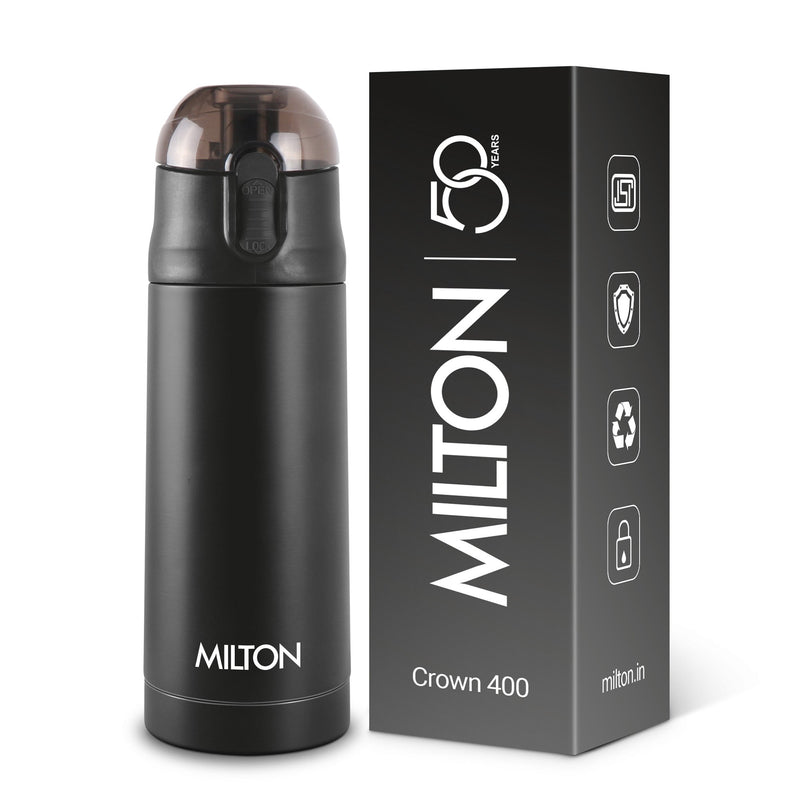 Milton Crown Thermosteel Insulated Bottle — side view