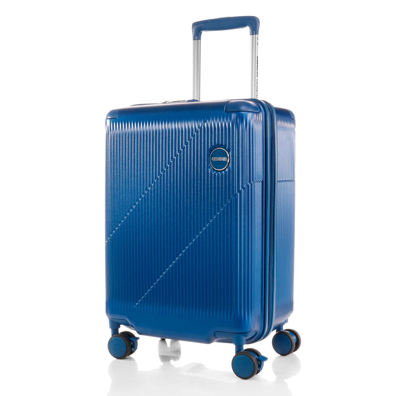 American Tourister Alcove Hardside Spinner Trolley Blue
