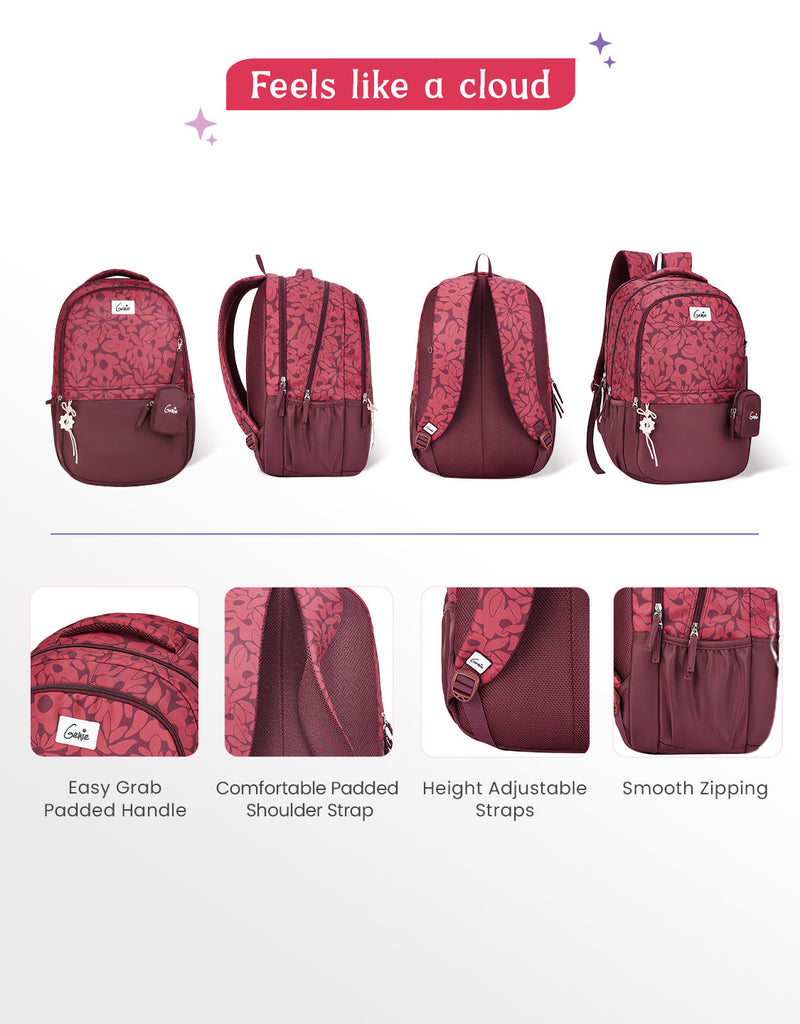 Genie Eleanor 40L Laptop Backpack Rust — view 5