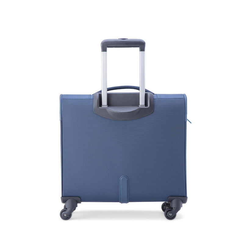 American Tourister Norton 28L polyester rolling tote Navy — side profile