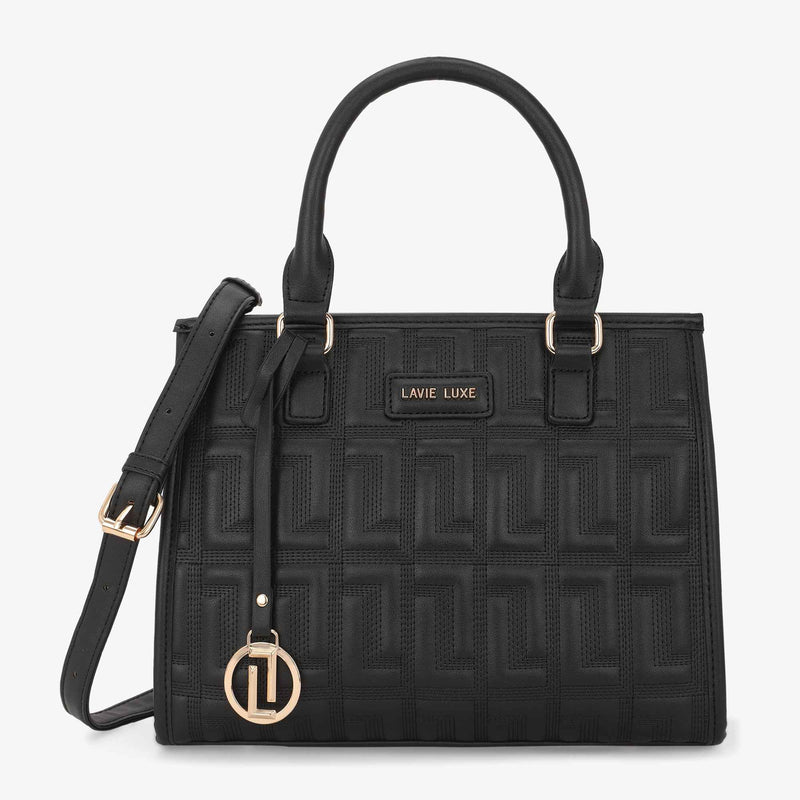 Lavie Luxe Quid Medium Satchel Bag