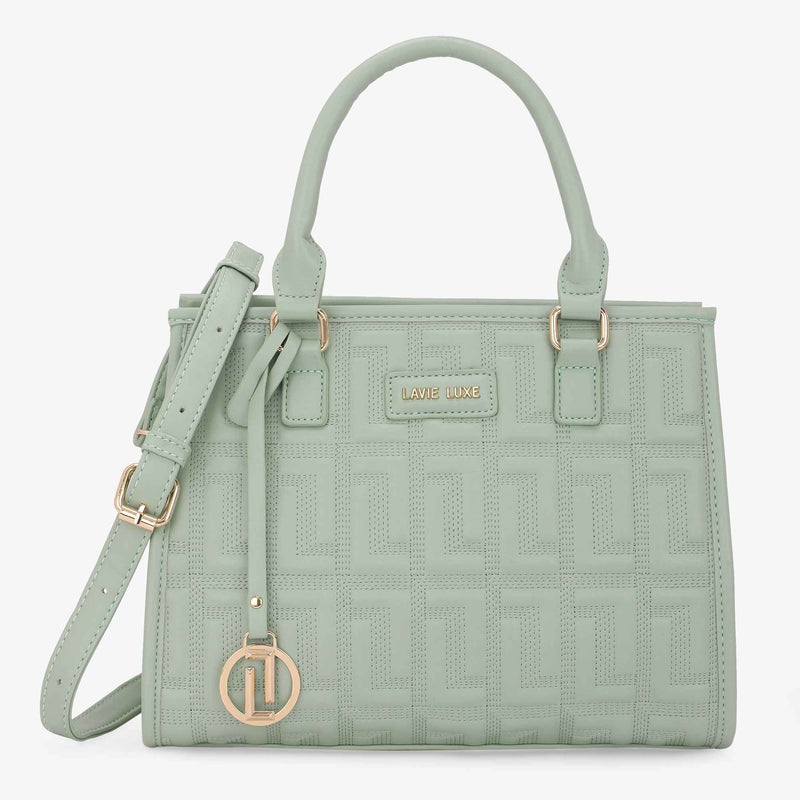 Lavie Luxe Quid Medium Satchel Bag
