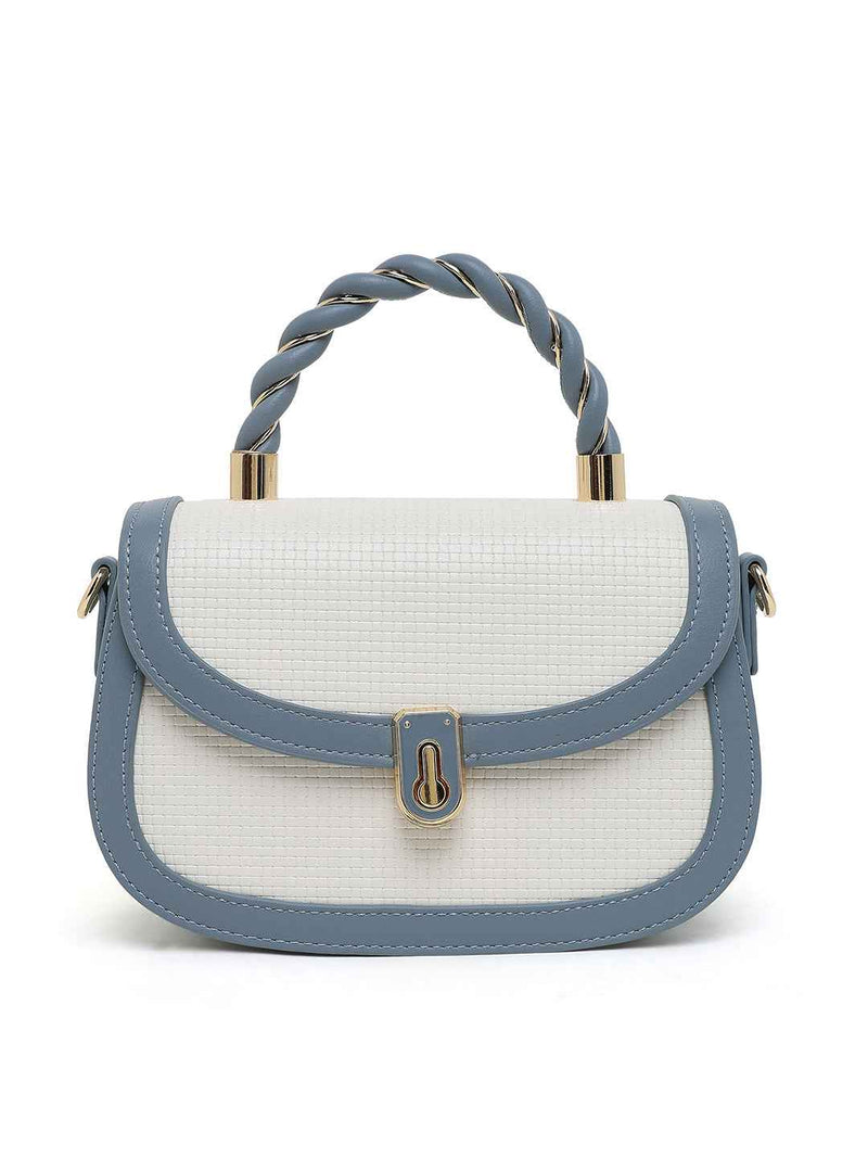 AKIKI London Trinity Flap Small Satchel Bag
