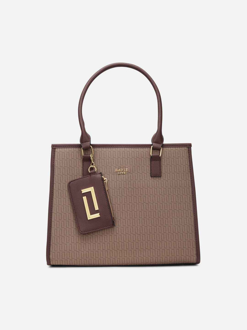 Lavie Luxe Mono Quad25 Large Handbag