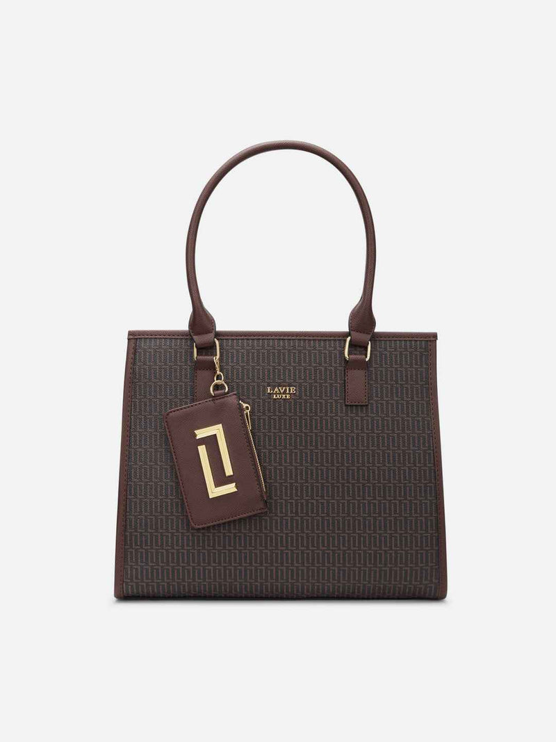 Lavie Luxe Mono Quad25 Large Handbag