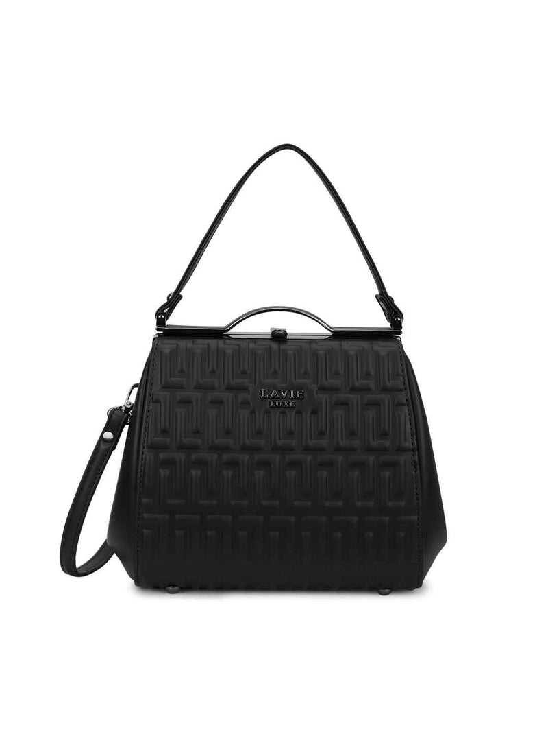 Lavie Luxe Fluffel Frame Small Satchel Bag
