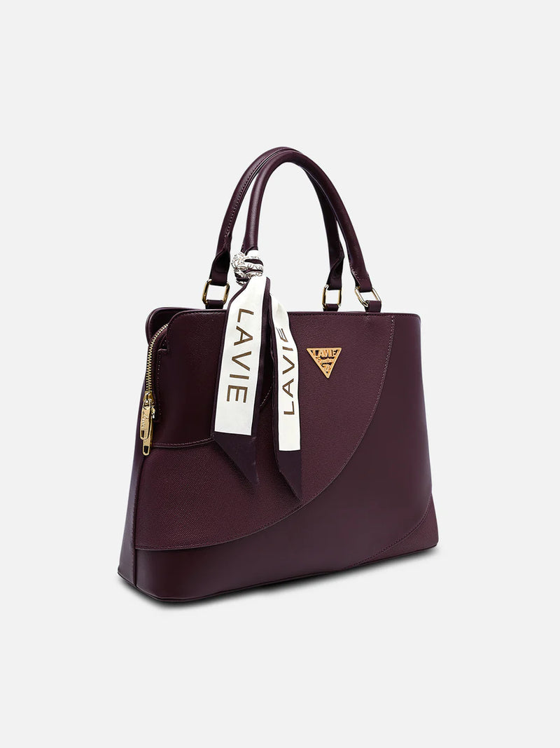 Lavie Omaha 3 Compartments Large Satchel Bag - image 2 of 6 - Handbag