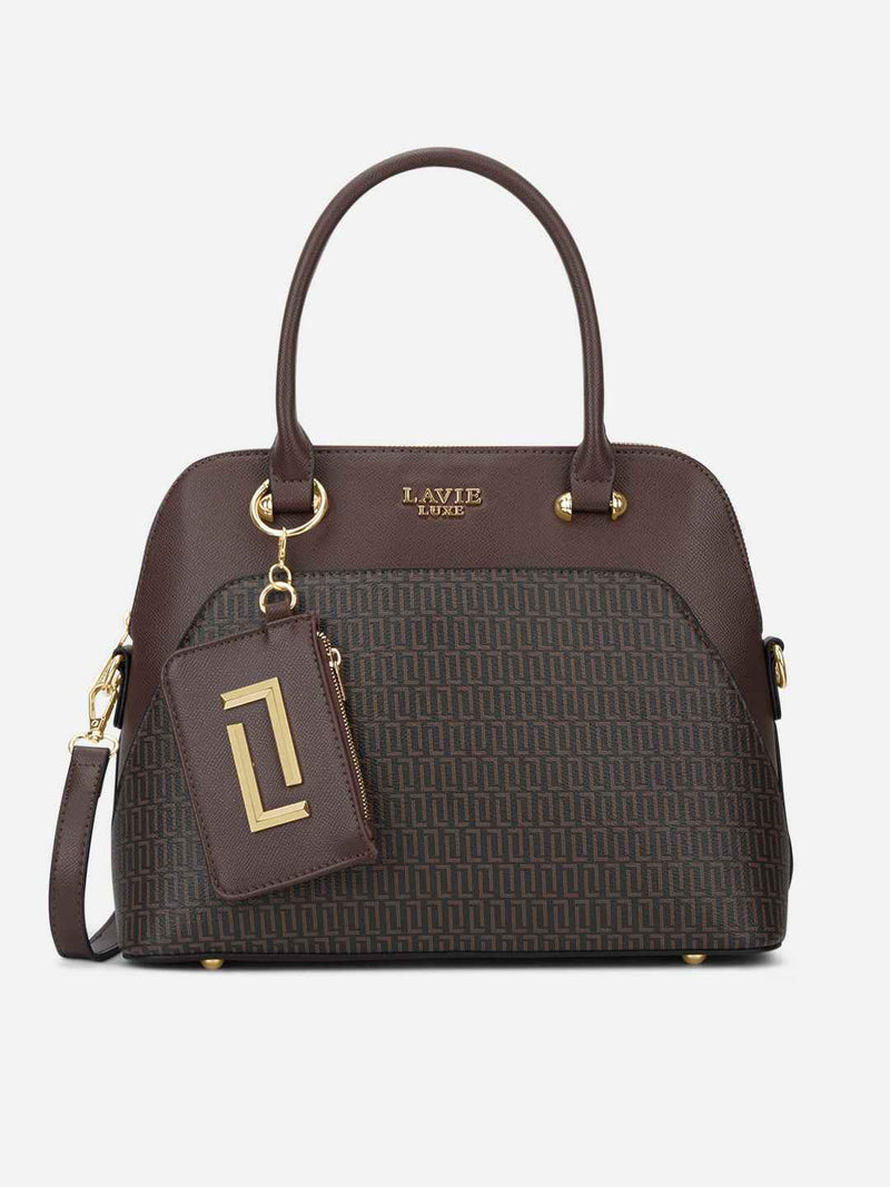 Lavie Luxe Monogram Valle25 Medium Handbag