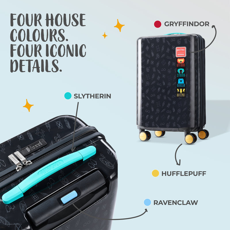 American Tourister Harry Potter Hogwarts Club Hardside Trolley Black