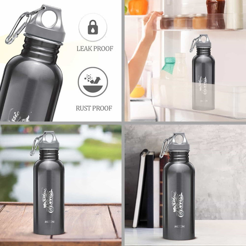 Milton Alive Stainless Steel Bottle 750ml — back view