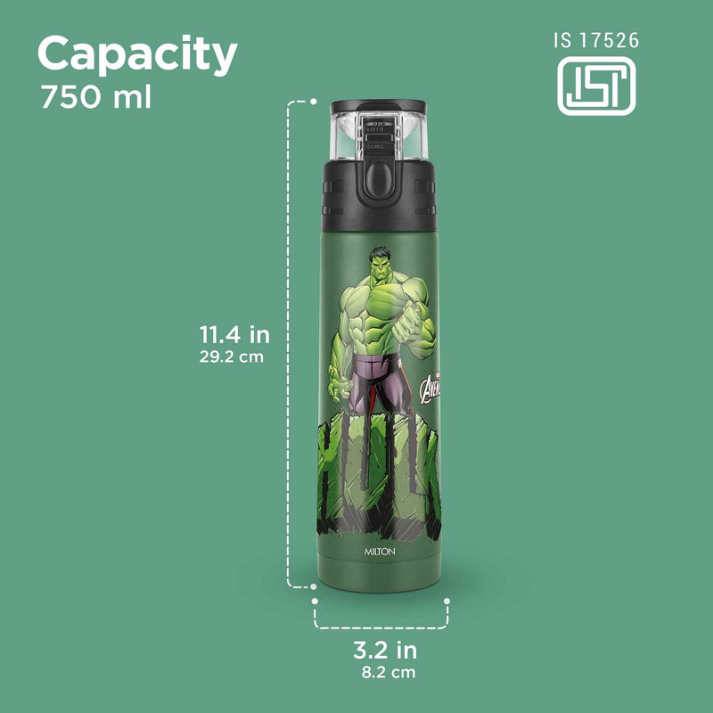 Milton Marvel Mighty Hulk Thermosteel Bottle