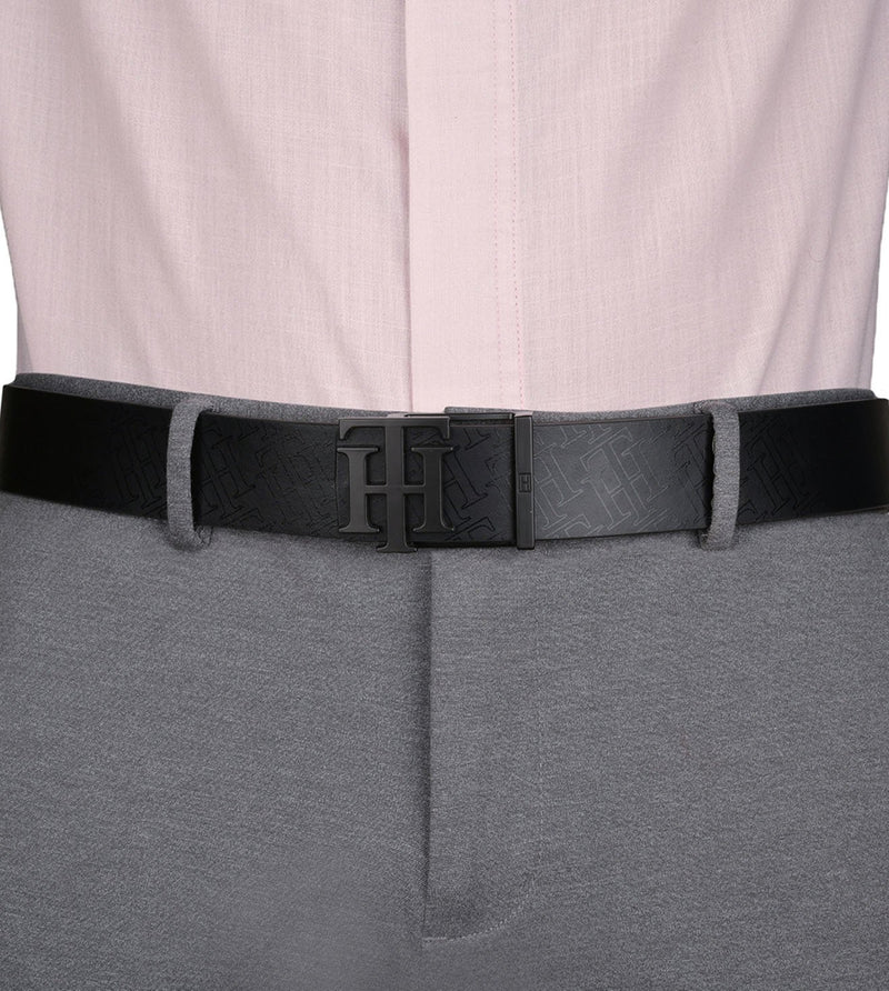 TOMMY HILFIGER TH / LEONARDO / REVERSIBLE / BLACK+BROWN - image 5 of 9 - Belt