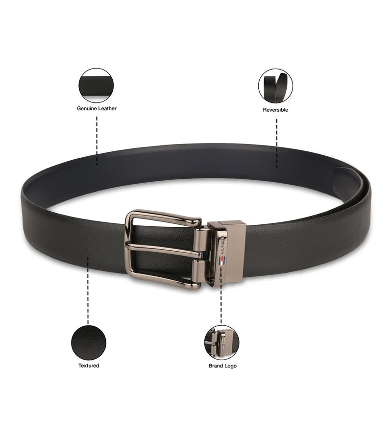TOMMY HILFIGER TH/FERRIS/REVERSIBLE/BLACK+NAVY LARGE - image 5 of 11 - Belt