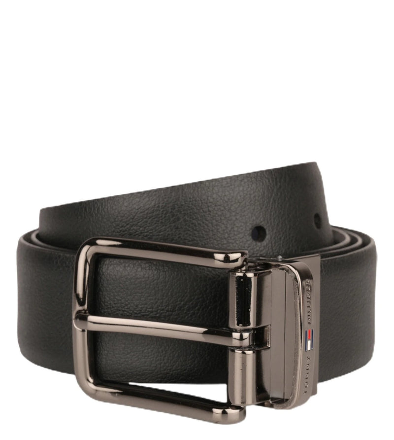 TOMMY HILFIGER TH/FERRIS/REVERSIBLE/BLACK+NAVY LARGE - image 1 of 11 - Belt
