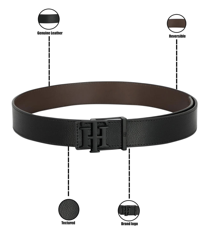 TOMMY HILFIGER TH / LYDIA / REVERSIBLE / BLACK+BROWN - image 3 of 10 - Belt