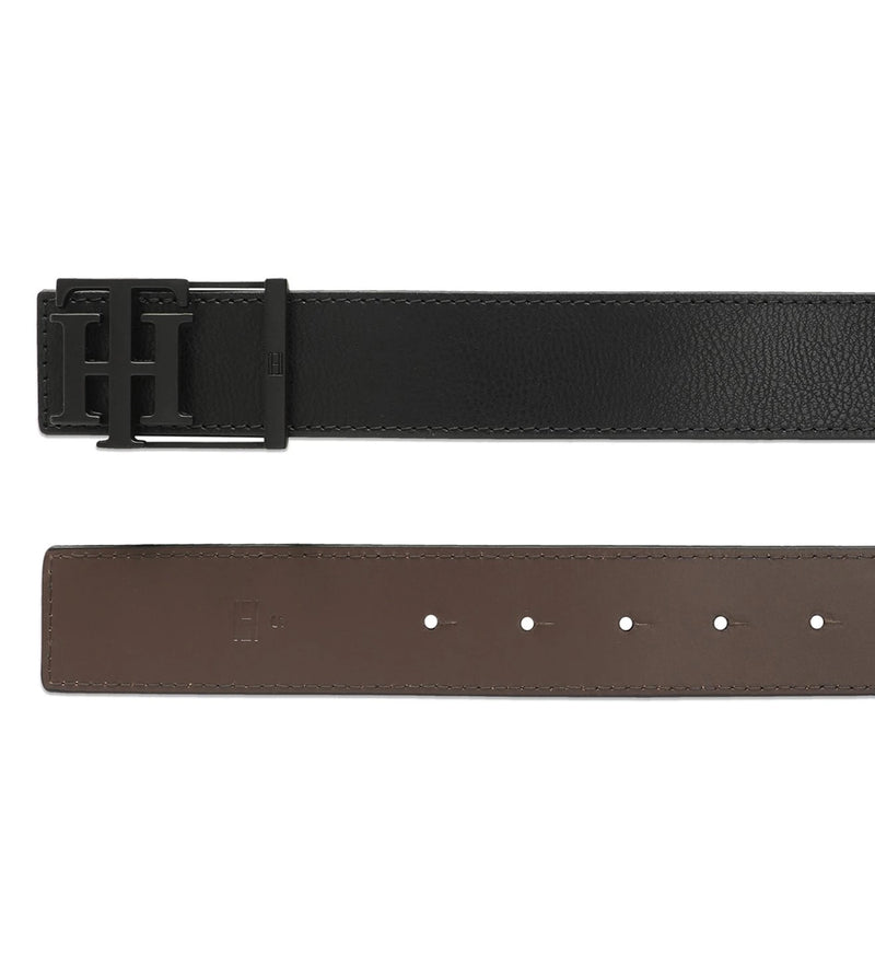 Tommy Hilfiger Lydia Reversible Belt — Black/Brown