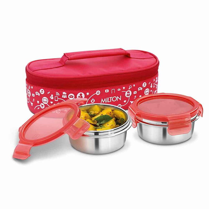 Milton Lifestyle Lunch Stainless Steel Tiffin Box