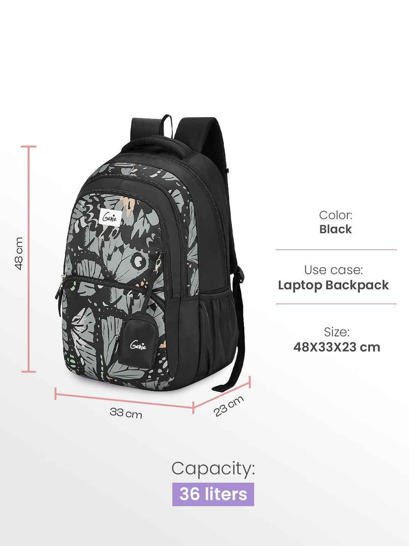 Genie Morphi 36L Laptop Backpack - Black