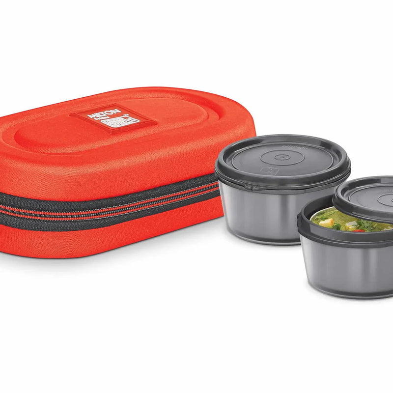 Milton Nutri Lunch Tiffin Box (Red) — front