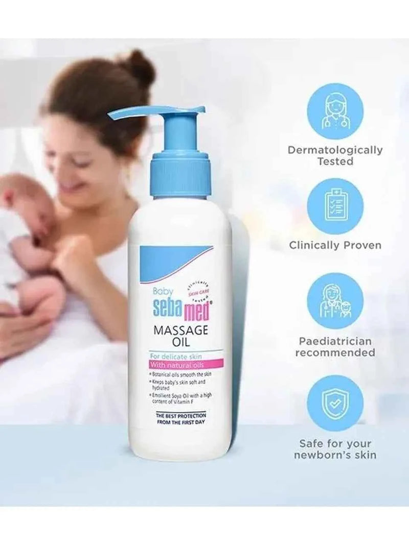 Sebamed Baby Massage Duo (Pack of 2) — Massage Oil + Powder