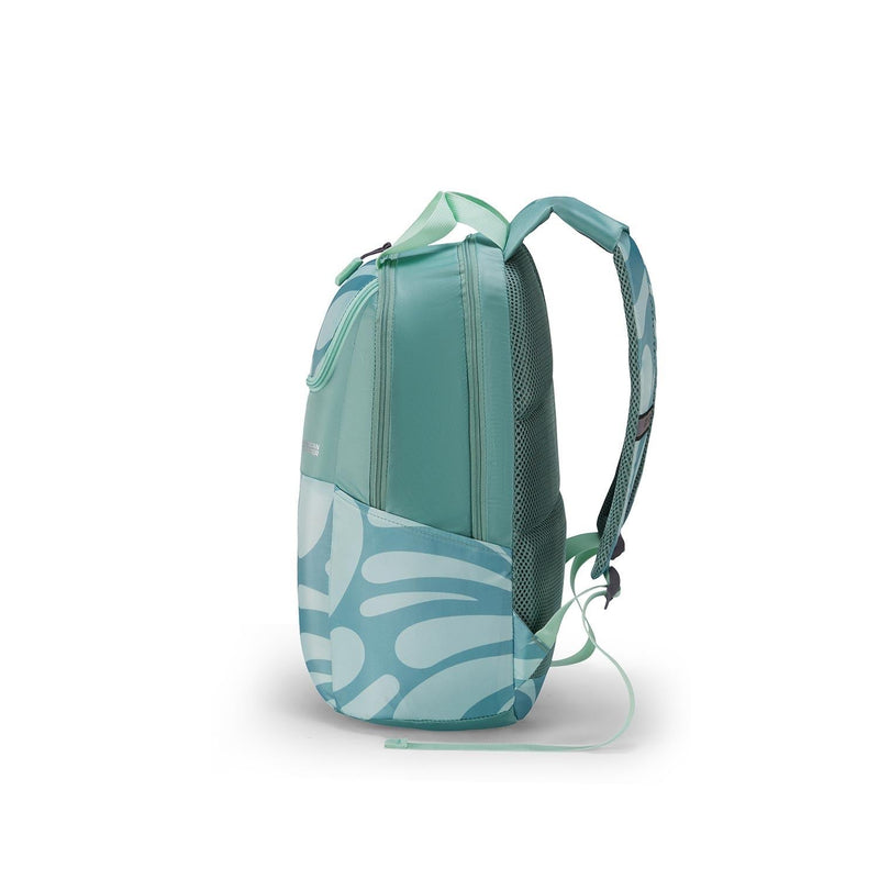 American Tourister Zumba 3.0 25L college backpack Green — back panel with ATErgo