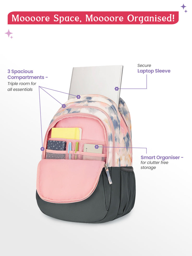 Genie Serena 36L Laptop Backpack Grey — view 5