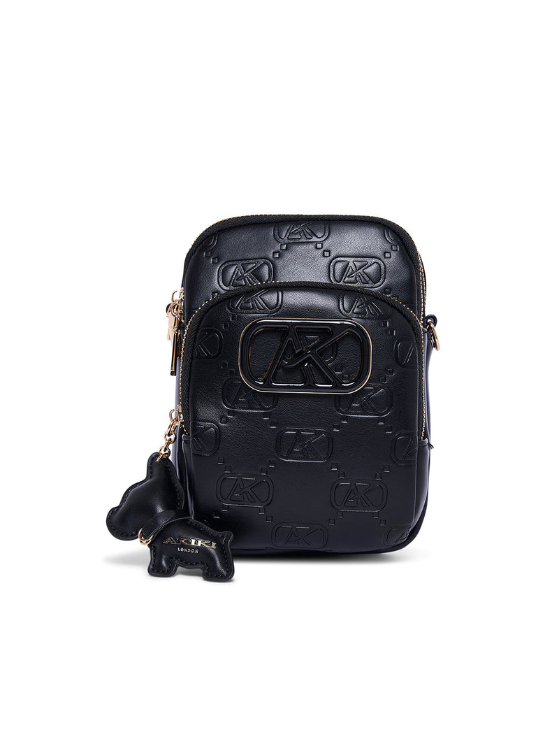 AKIKI London Dalston 14 Medium Sling Bag - Black
